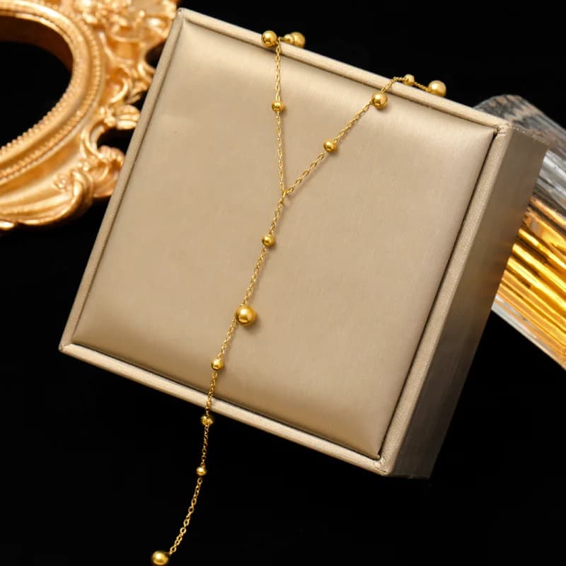 Collana a catena grossa color oro