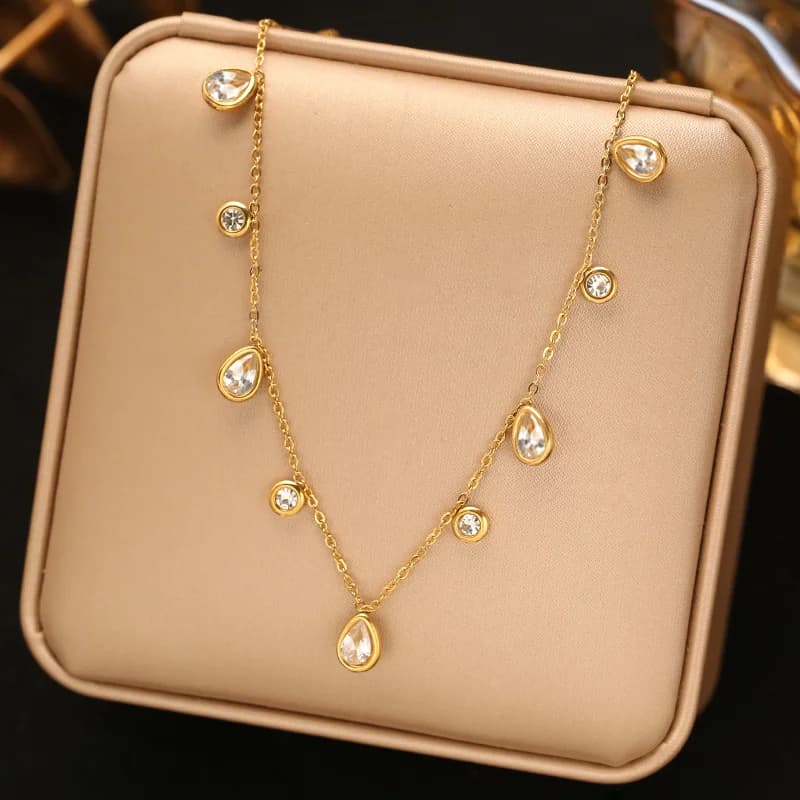 Collana a catena grossa color oro