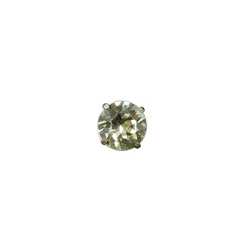Piercing Helix Spirale in Titanio con Zirconi Cubici, 16G