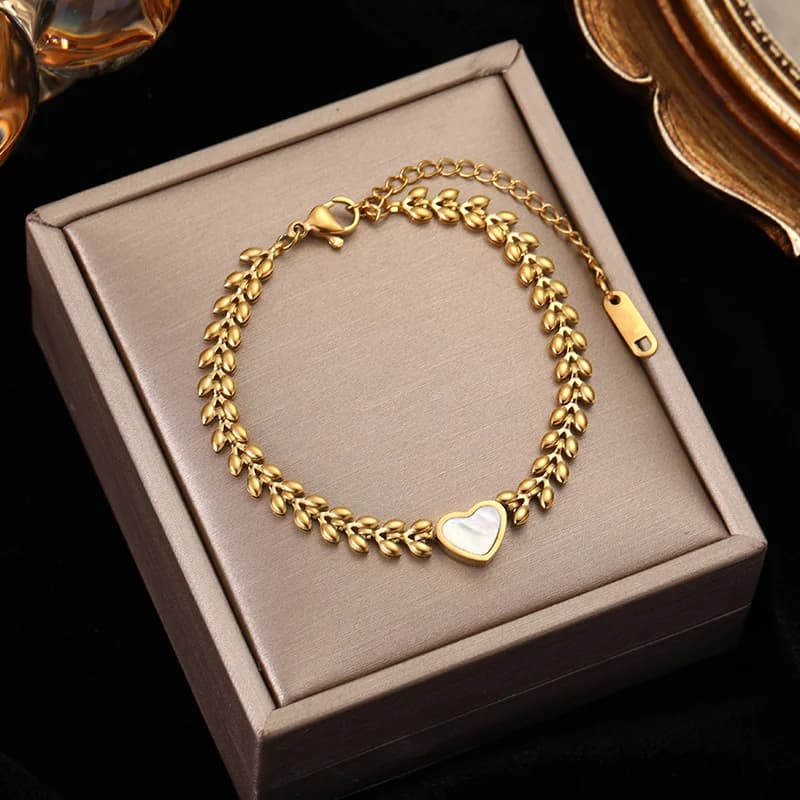 Bracciale Bangle Donna in Catena Metallo Leggero