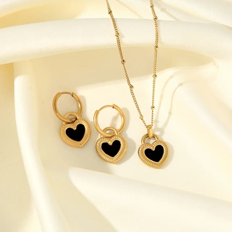 Set Collana e Orecchini Stella Fiore Orso