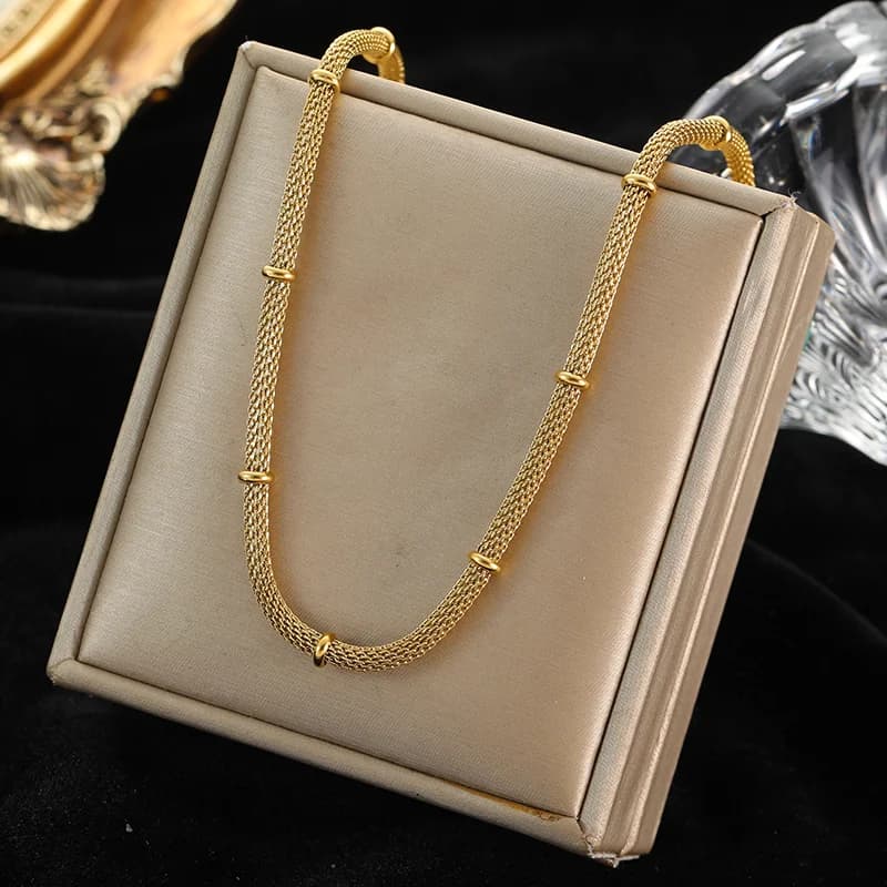 Collana Choker a Catena Antiruggine