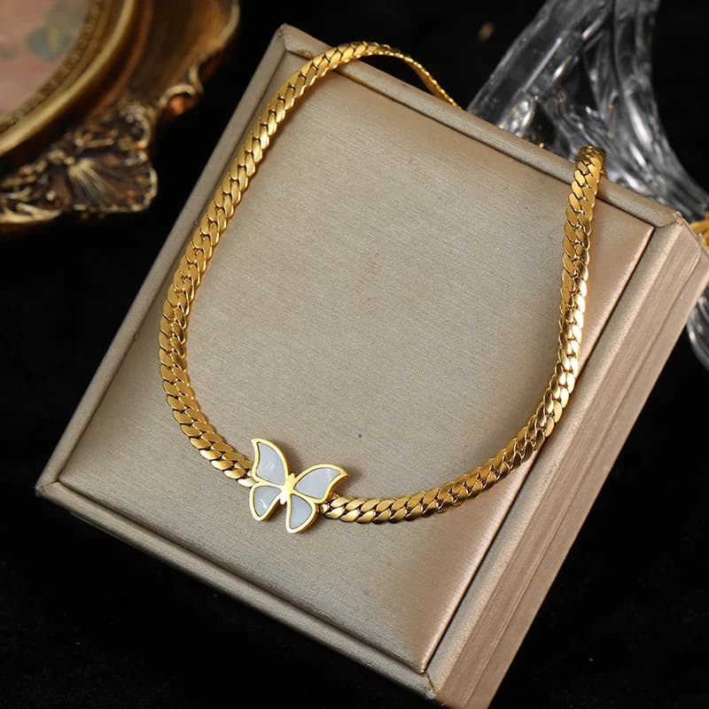 Choker cuore dorato