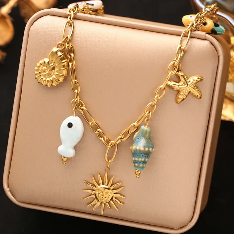 Collana con Pendente Ciliegia Peperoncino