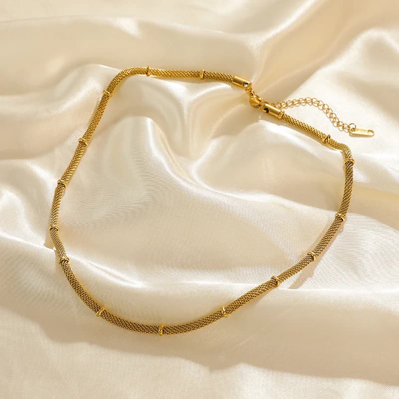 Collana Choker a Catena Antiruggine
