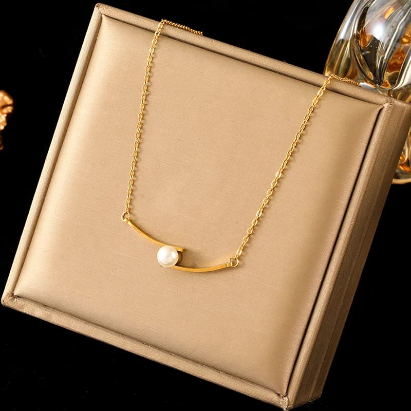 Collana a catena grossa color oro