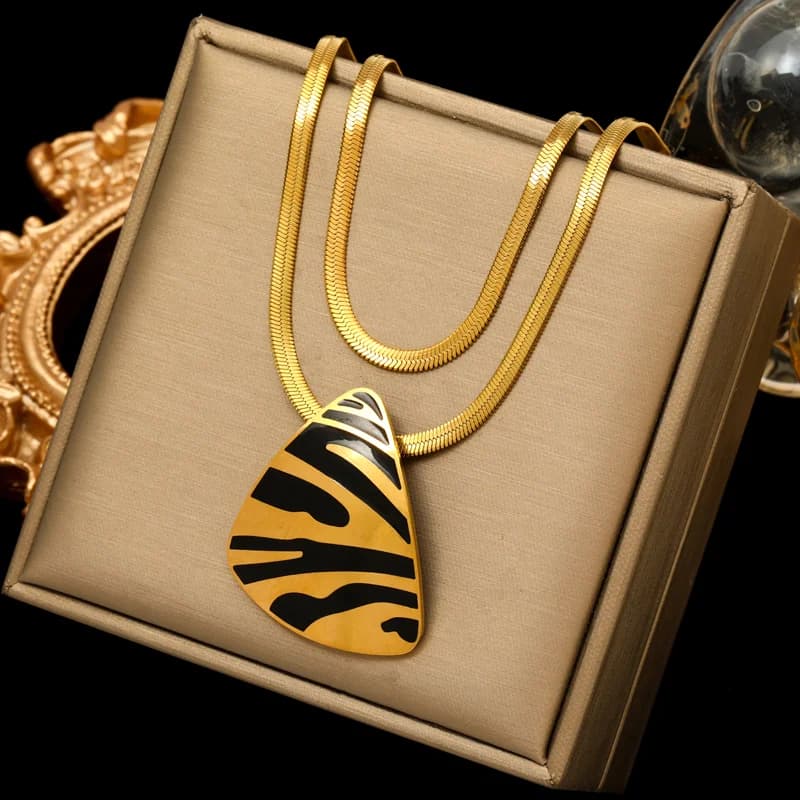 Collana Choker con Sfere Piene in Acciaio Inox