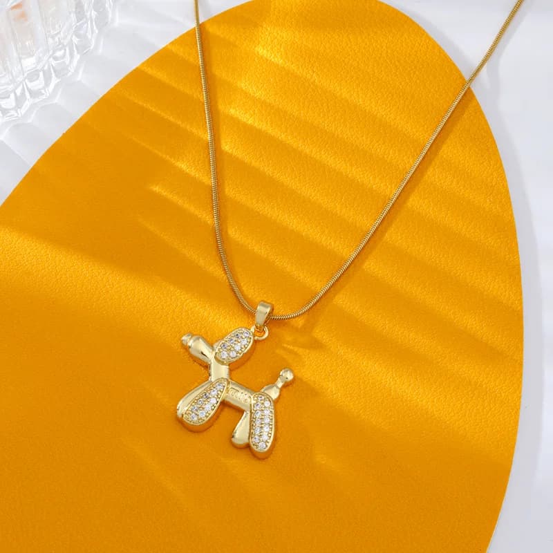 Collana con Ciondolo Cane Palloncino