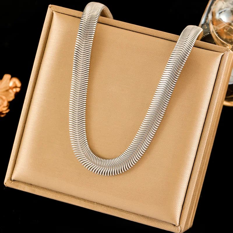 Collana in Acciaio Inossidabile 316L Color Argento