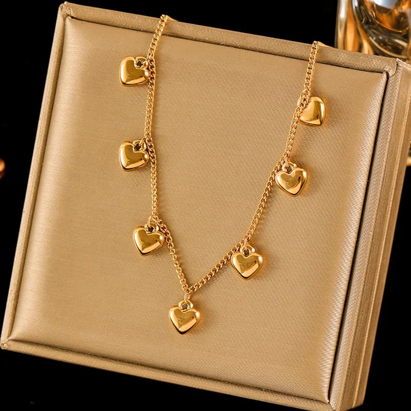 Collana con Pendente a Cuore Dorato