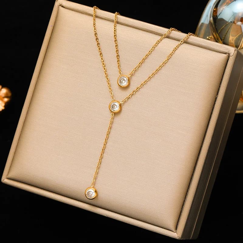 Collana con Ciondolo Cuore Dorato