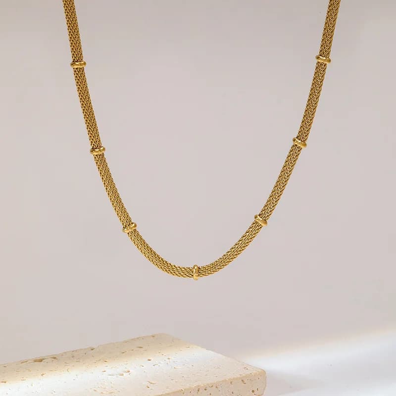 Collana Choker a Catena Antiruggine