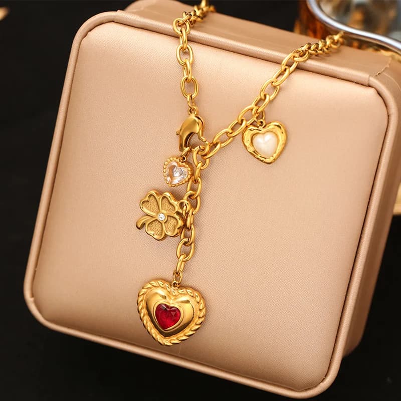Collana con pendente Stella Marina, Acciaio Inossidabile