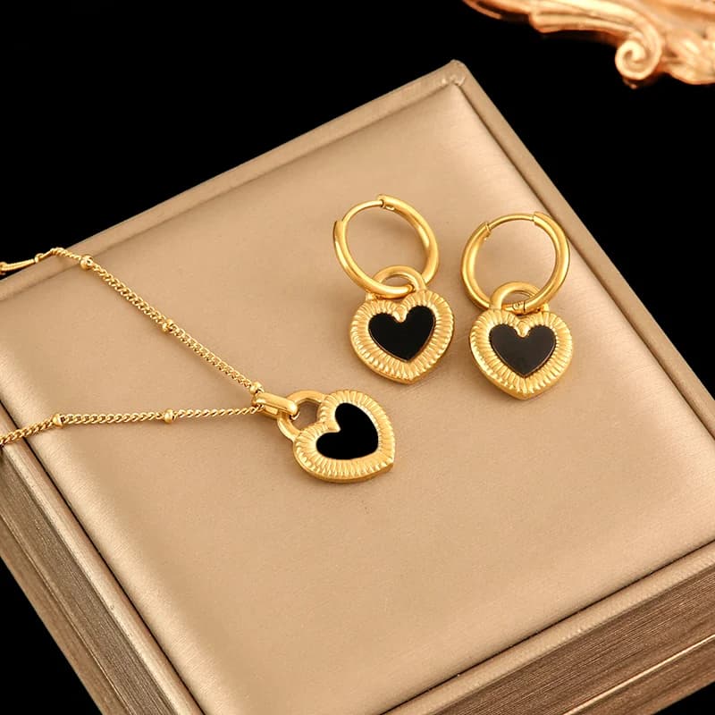Set Collana e Orecchini Stella Fiore Orso