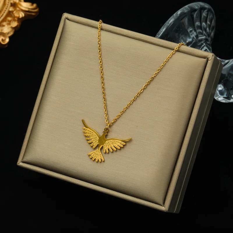 Collana Choker Catena Spessa Color Oro